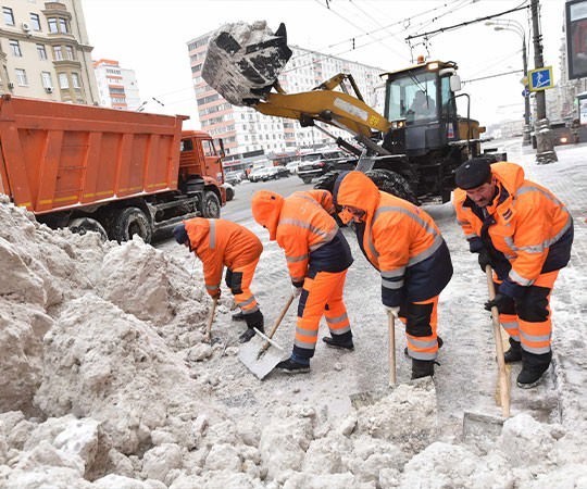 Уборка снега в Чайковском и  Пермском крае